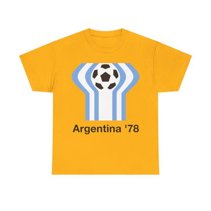 Argentina '78 Soccer T-Shirt — Retro World Cup Football Tee