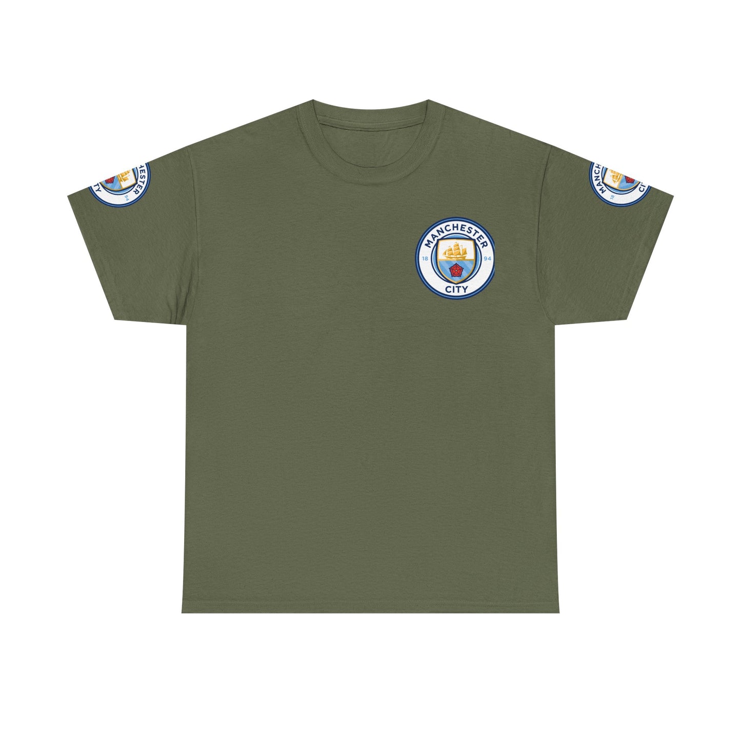 Manchester City Crest T-Shirt — Football Club Logo Tee