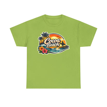 Cocoa Beach Vintage Sunset T-Shirt