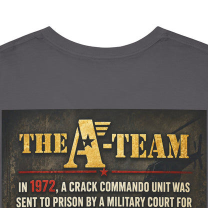A-Team Graphic Tee — Retro TV Series Logo & Character Poster T-Shirt
