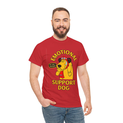 Emotional Support Dog T-Shirt — Cute Cartoon Comfort Pup Tee