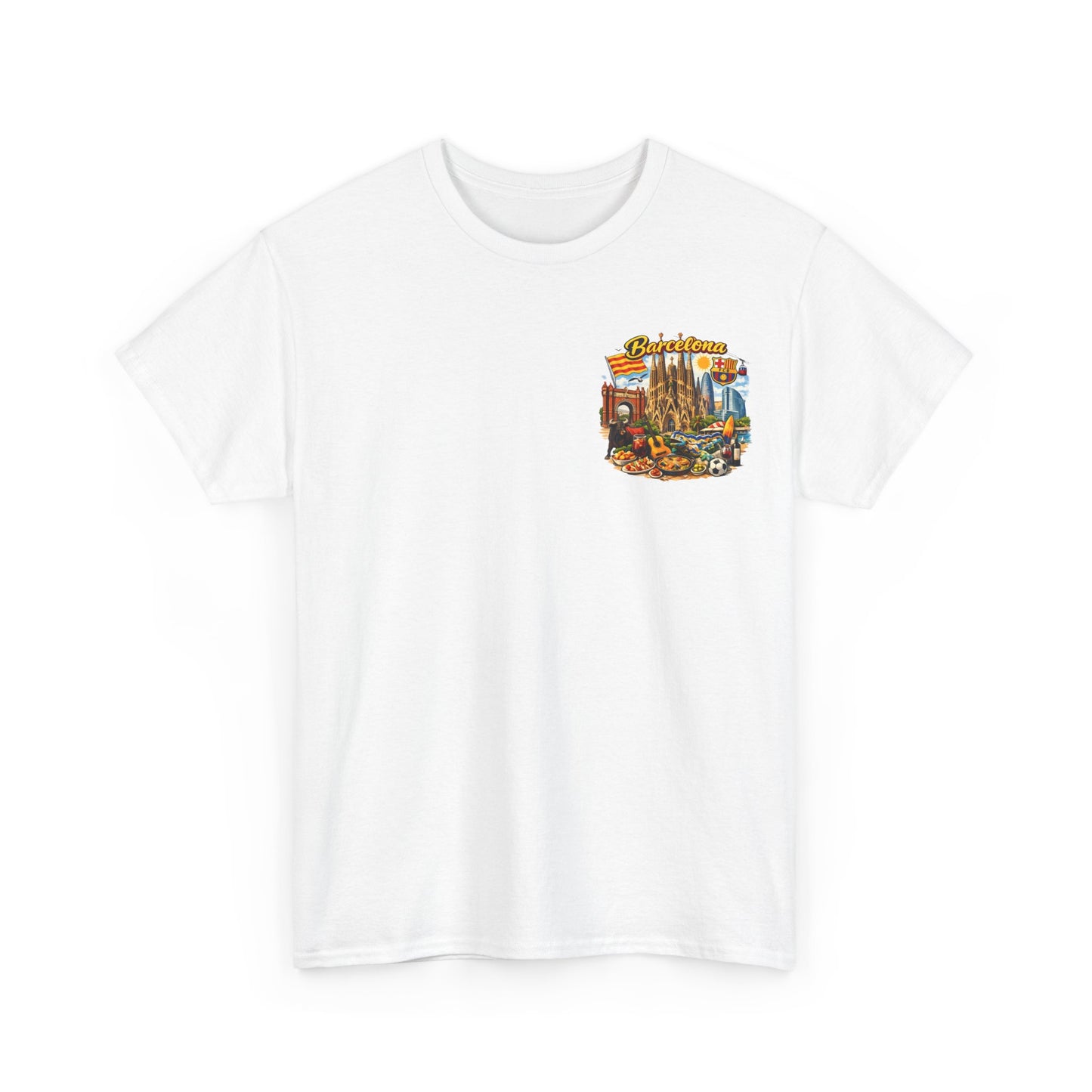 Barcelona Souvenir T‑Shirt — Vintage City Collage Tee