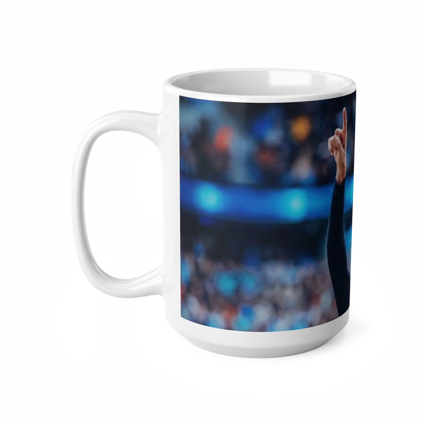 10 years with Pep Ceramic Coffee Mug — Inspirational Coach Celebration Design
