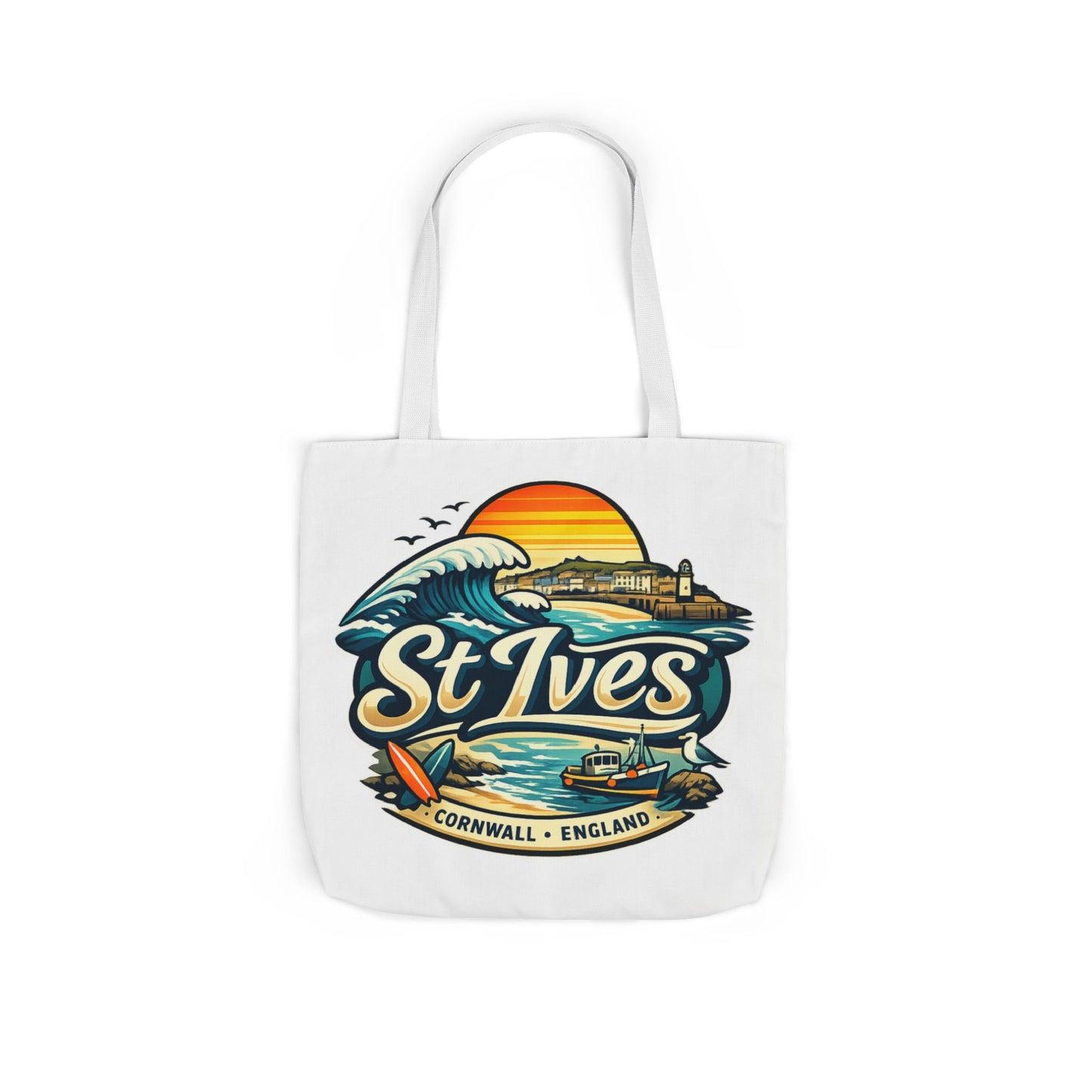 St Ives Cornwall Sunset Tote Bag