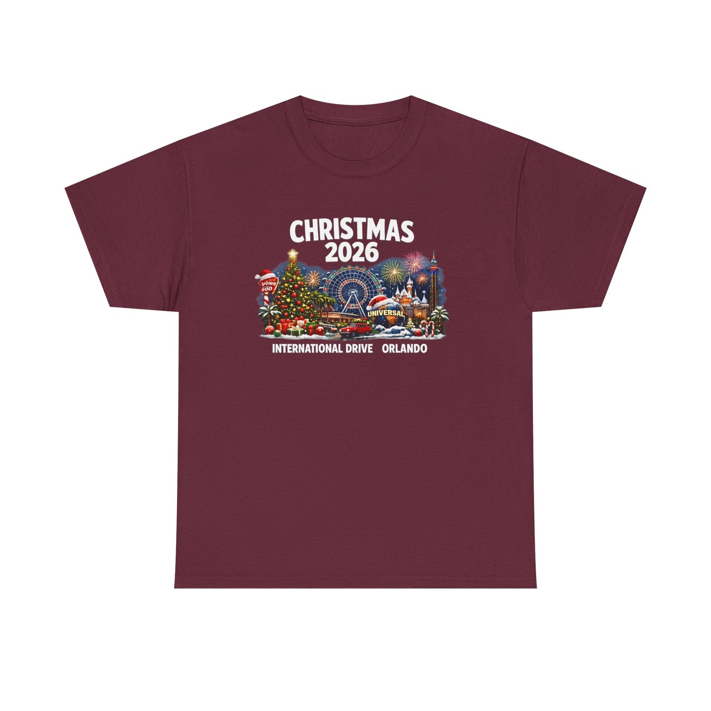 Christmas 2026 Orlando T-Shirt — International Drive Holiday Souvenir