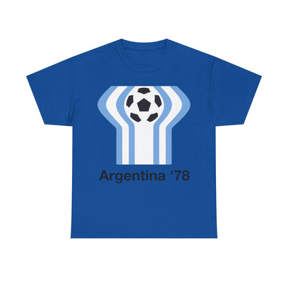 Argentina '78 Soccer T-Shirt — Retro World Cup Football Tee
