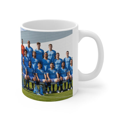 Manchester City Team Photo Coffee Mug — Custom Soccer Club Ceramic Mug (11oz & 15oz)