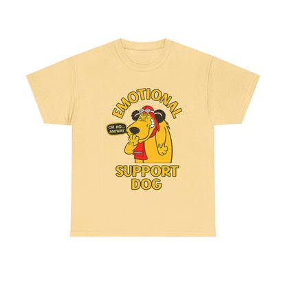 Emotional Support Dog T-Shirt — Cute Cartoon Comfort Pup Tee