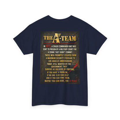 A-Team Graphic Tee — Retro TV Series Logo & Character Poster T-Shirt