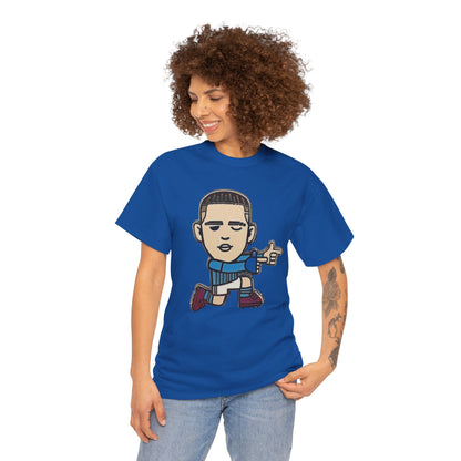 Phil Foden Cartoon Dance Pose Tee - Funky Character Graphic T-Shirt
