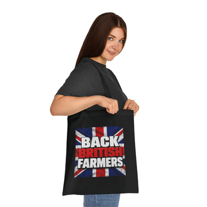 Back British Farmers Tote Bag — Union Jack Cotton Shopper