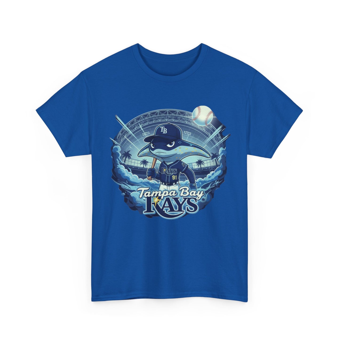 Tampa Bay Rays Mascot Graphic Tee – Retro Baseball Logo Shirt