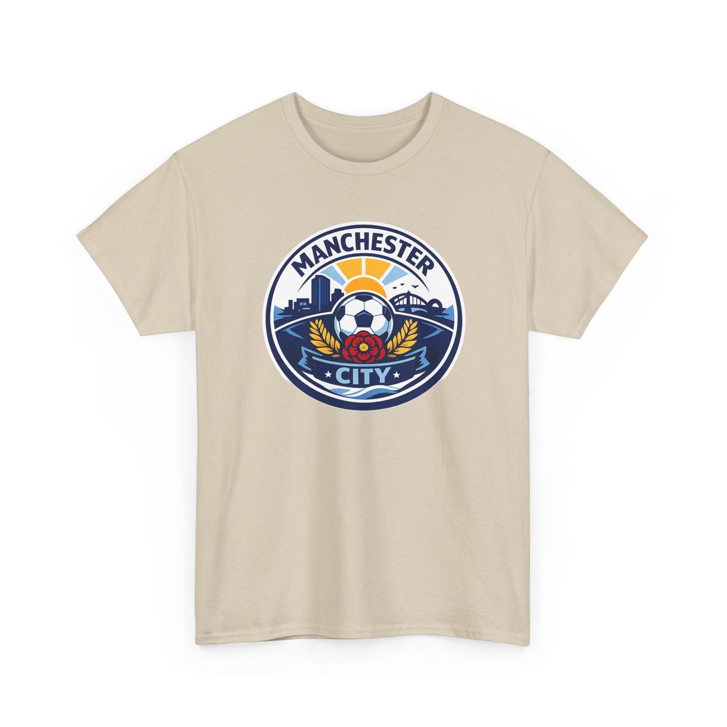 Manchester City Unofficial Soccer Logo T-Shirt — Football Fan Tee