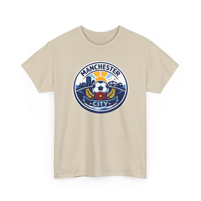 Manchester City Unofficial Soccer Logo T-Shirt — Football Fan Tee