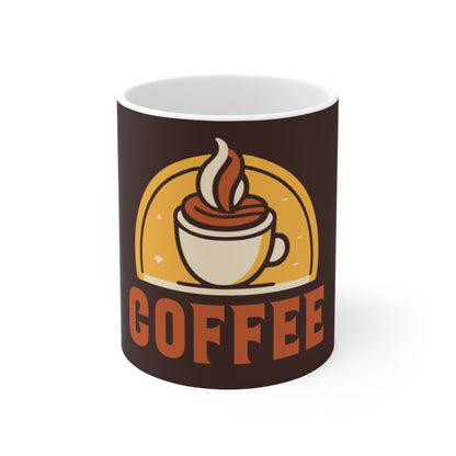 Coffee Mug — Retro Coffee Cup Design (11oz & 15oz)