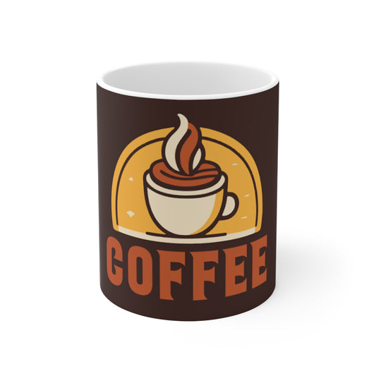 Coffee Mug — Retro Coffee Cup Design (11oz & 15oz)