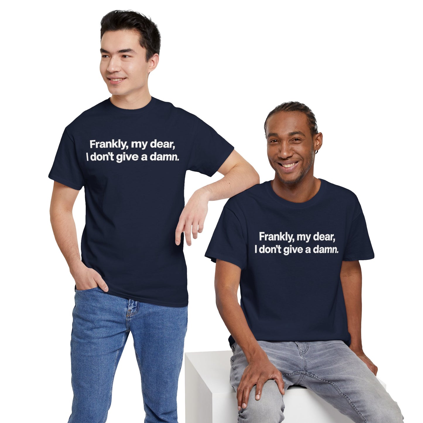 Frankly, My Dear Tee — Classic Quote Graphic T‑Shirt