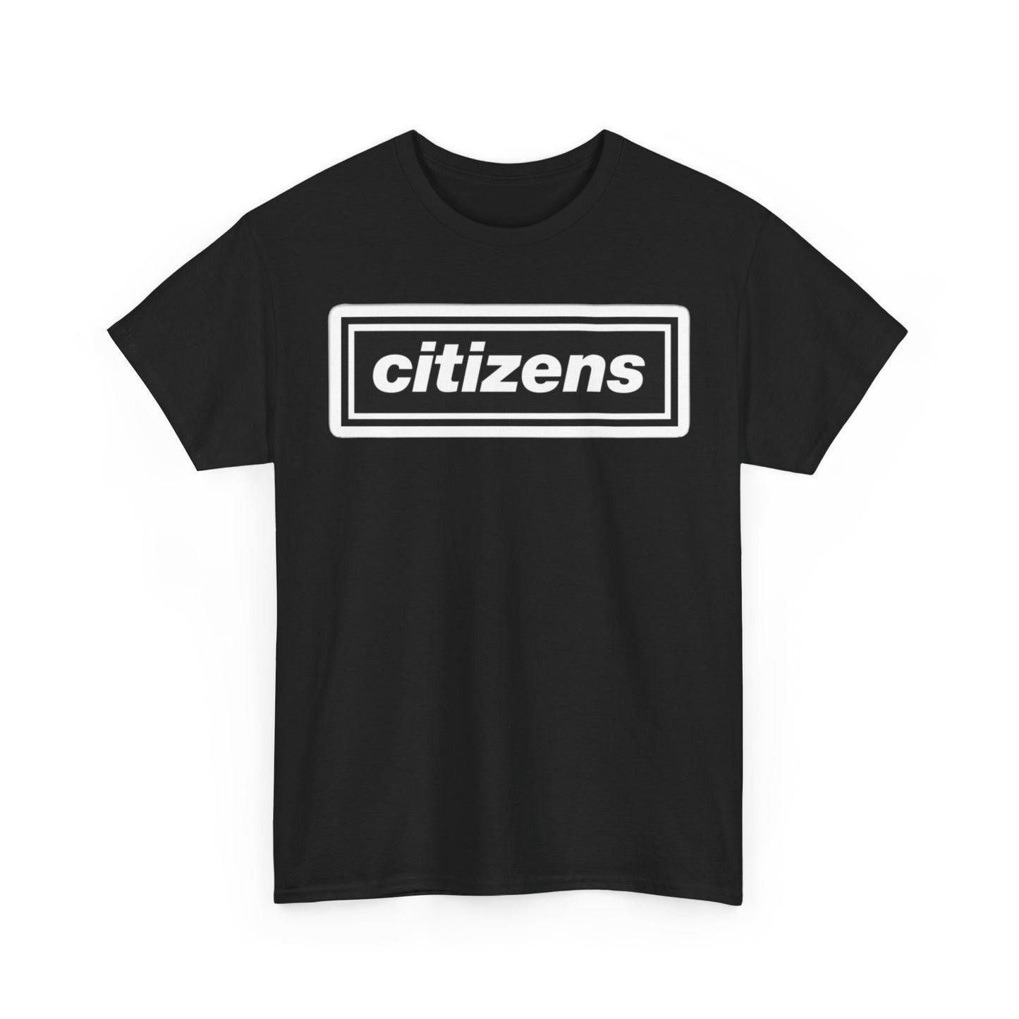 Citizens Manchester City Logo T-Shirt — Minimal Retro Box-Logo Tee