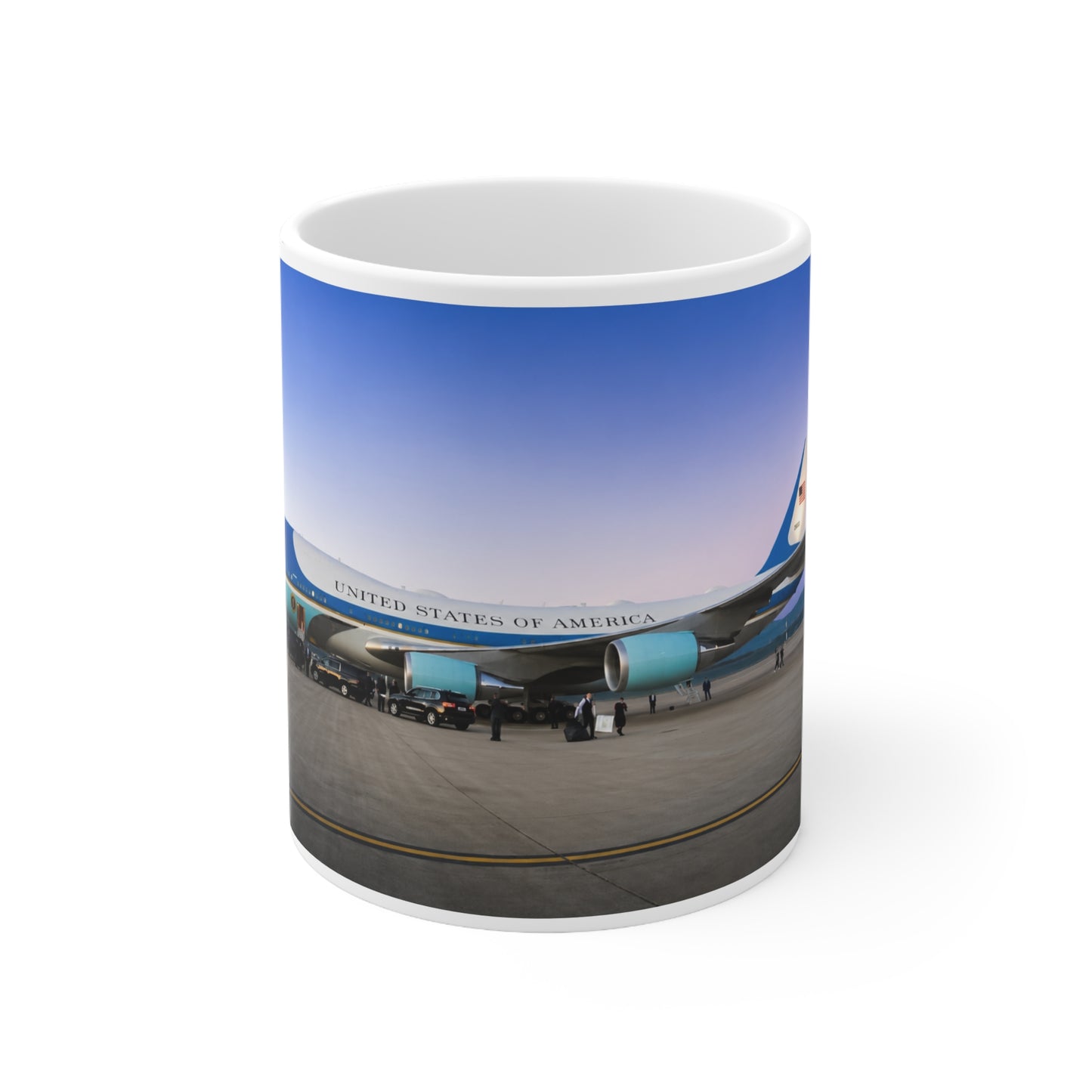Air Force One Photo Mug — 11oz & 15oz Ceramic Coffee Cup