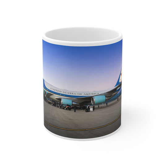 Air Force One Photo Mug — 11oz & 15oz Ceramic Coffee Cup