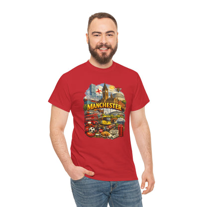 Manchester Skyline Collage T-Shirt