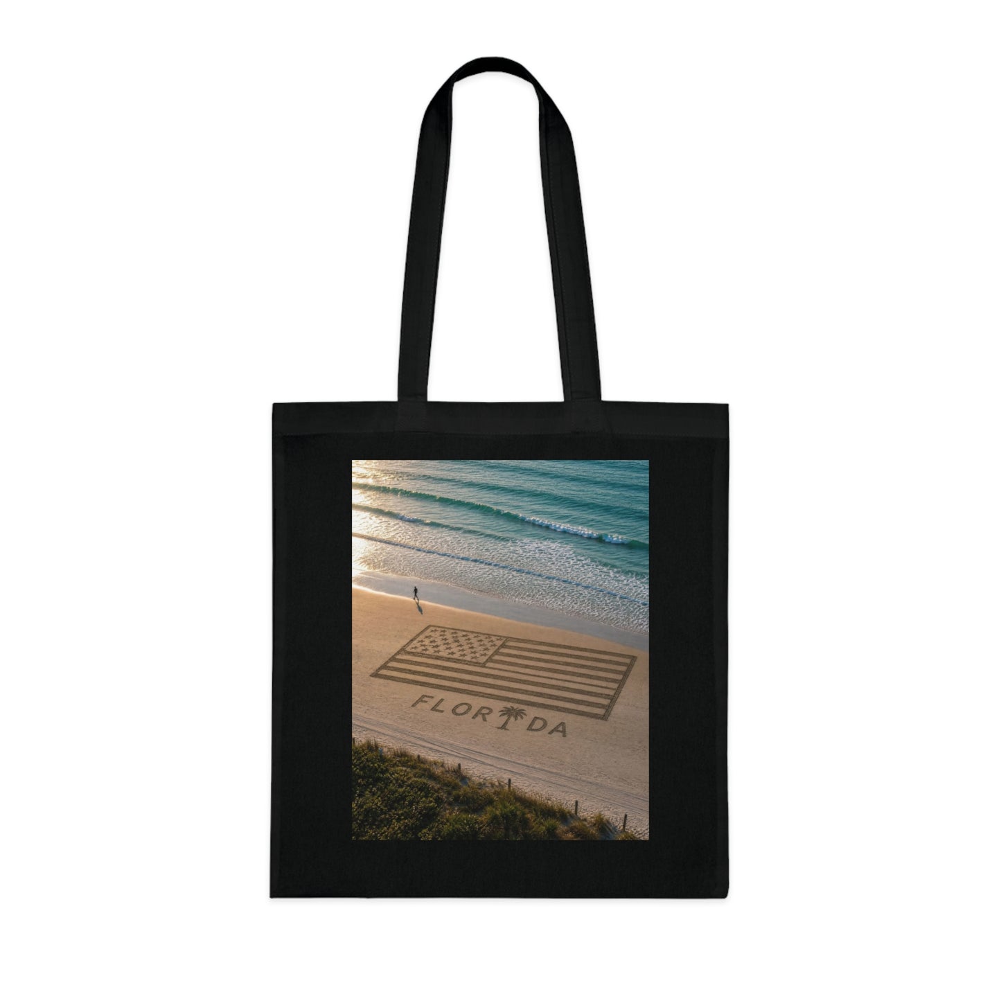 Florida Beach 100% Cotton Tote Bag