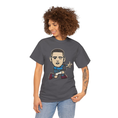 Phil Foden Cartoon Dance Pose Tee - Funky Character Graphic T-Shirt