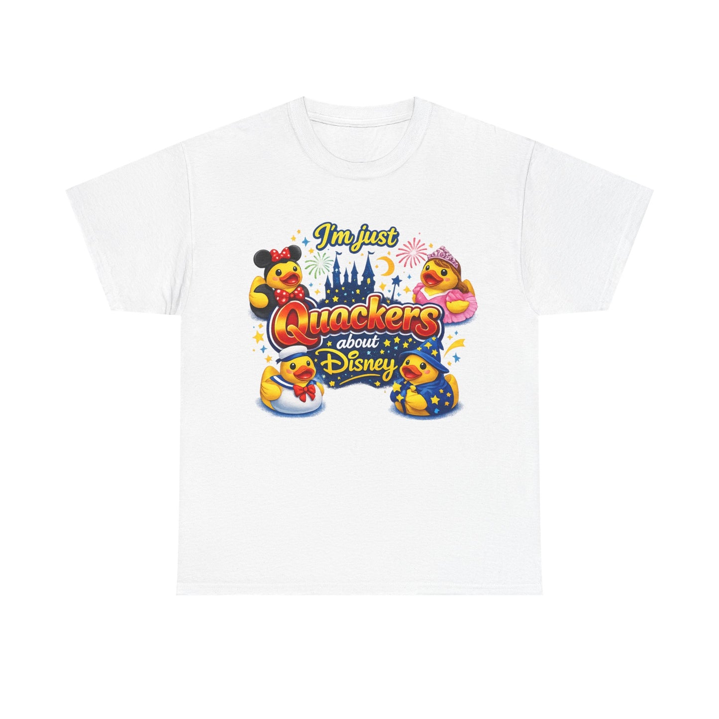 Quackers About Disney Rubber Duck Tee — "I'm Just Quackers About Disney" Graphic T-Shirt