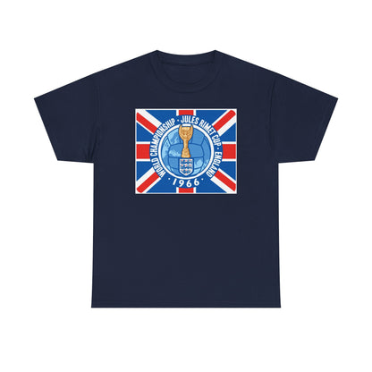 1966 World Cup Jules Rimet Trophy Tee — Vintage England Football Shirt