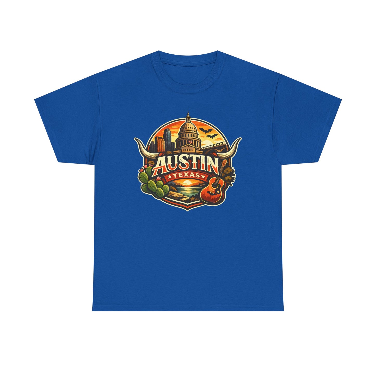 Austin Texas Vintage Travel T-Shirt