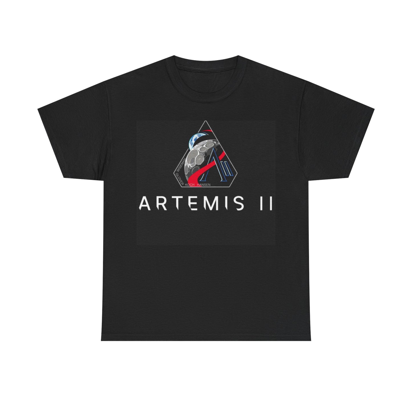 Artemis II Mission T-Shirt — Space Helmet Graphic Tee