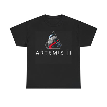 Artemis II Mission T-Shirt — Space Helmet Graphic Tee