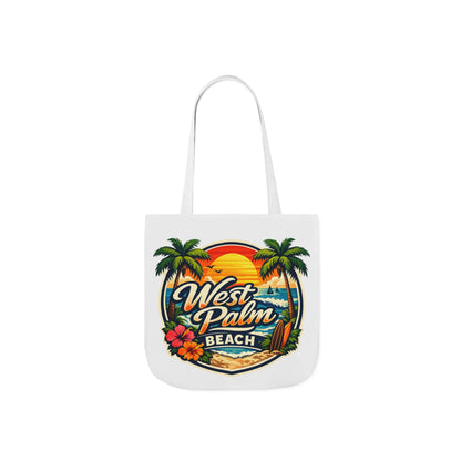 West Palm Beach Vintage Sunset Tote