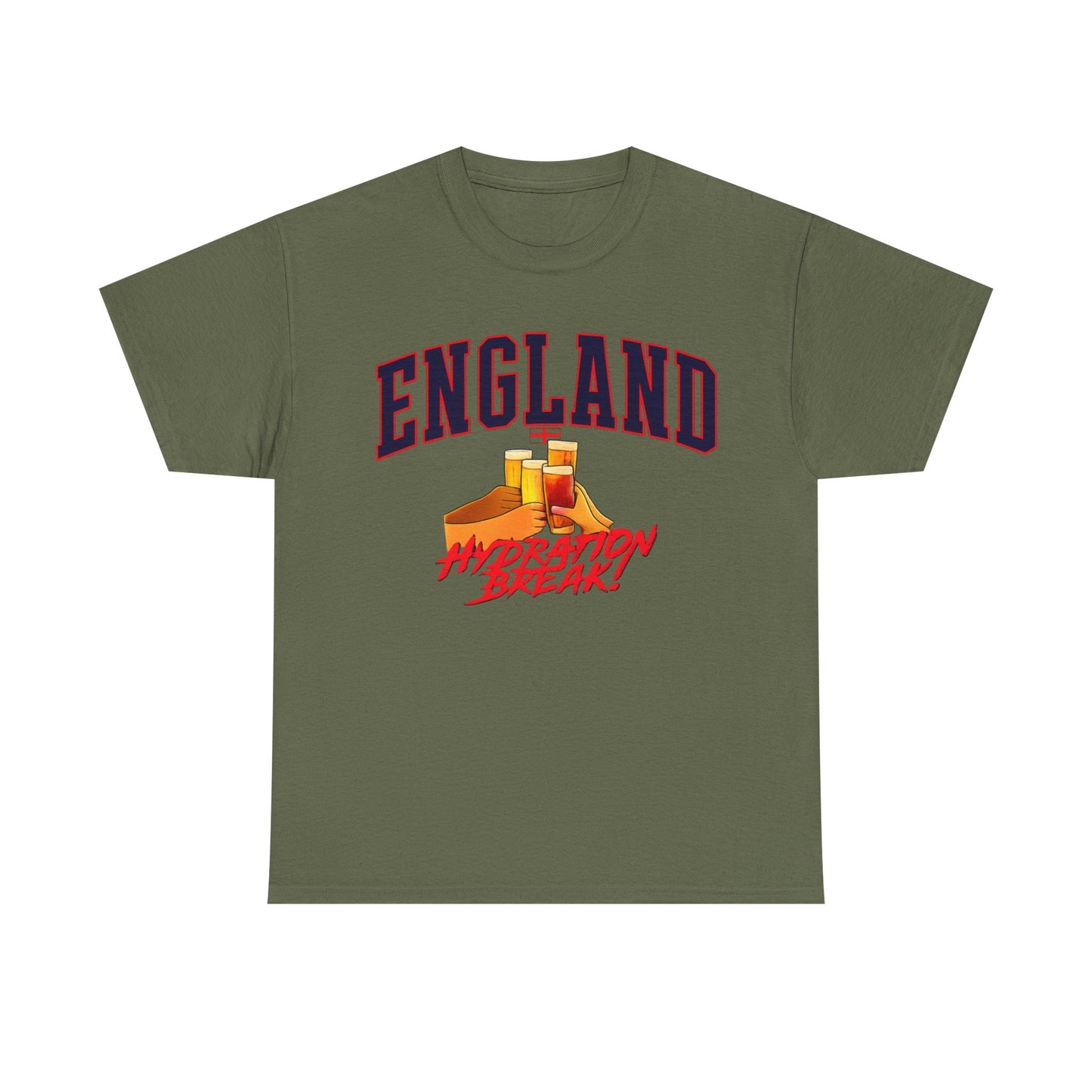England Hydration Break T‑Shirt — "I'm Having an Hydration Break" Sports Tee