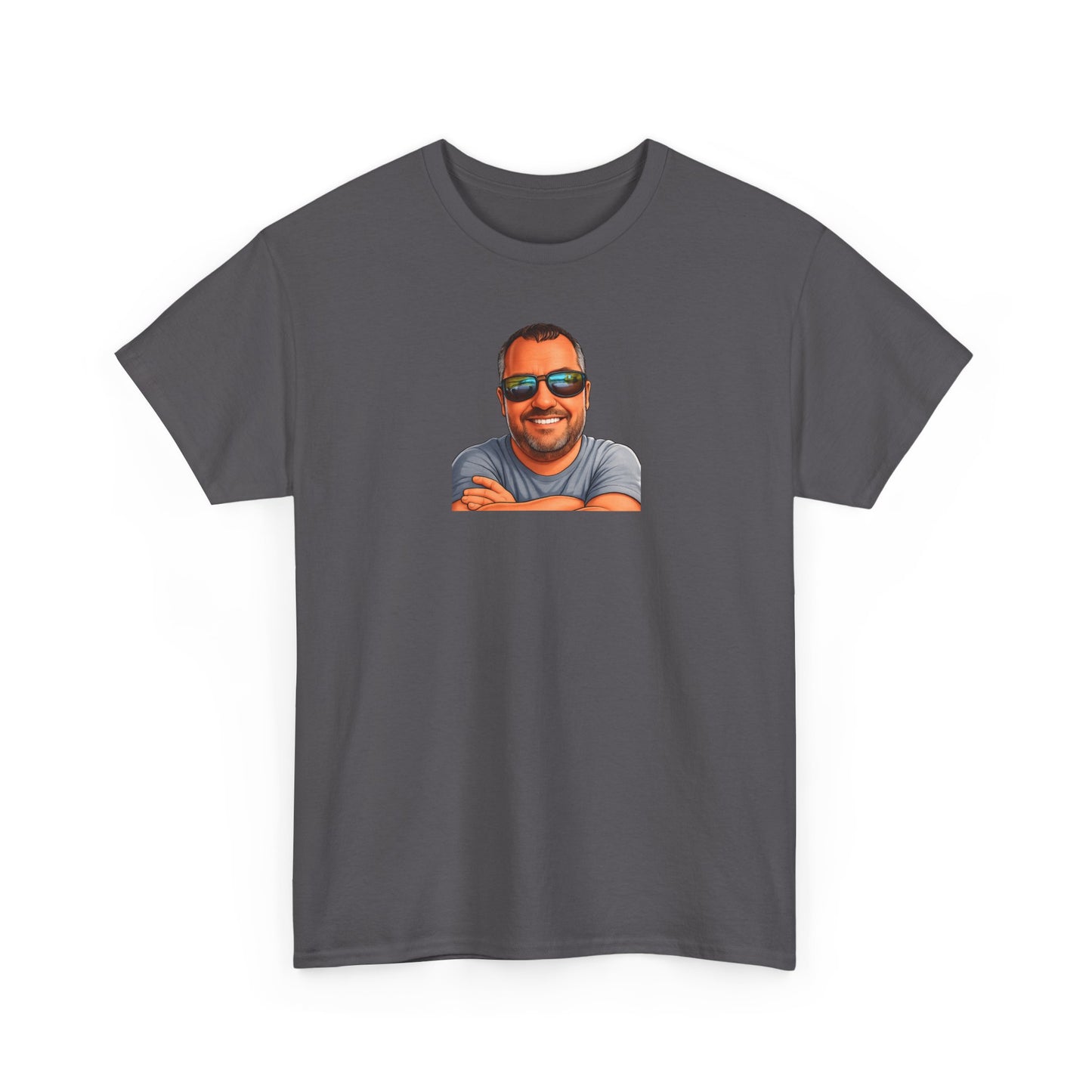 Graphic Tee — "E.T. Phoned Home" Smiling Guy Retro Design