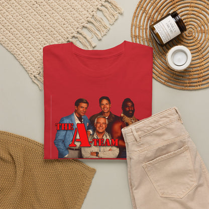 A-Team Graphic Tee — Retro TV Series Logo & Character Poster T-Shirt