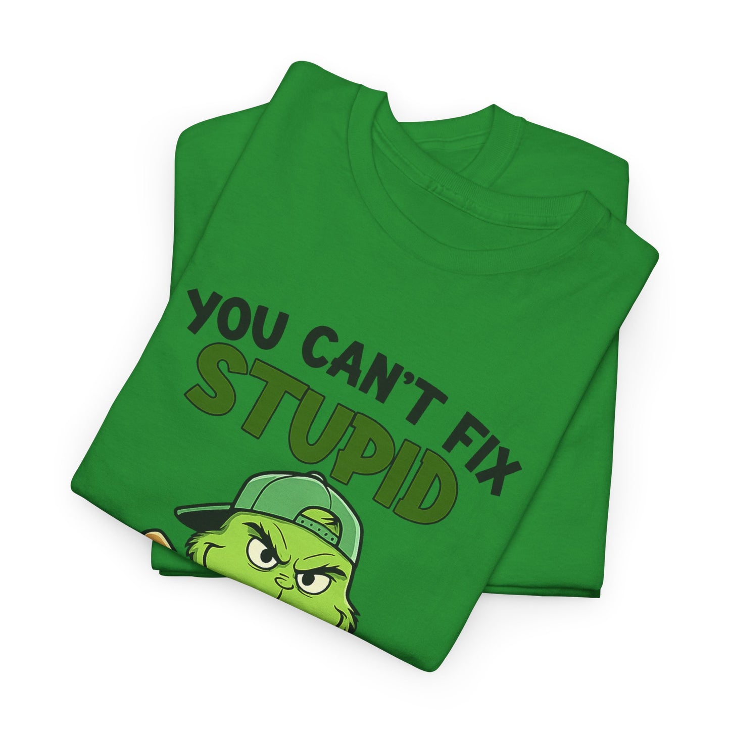 Funny Carpenter T‑Shirt — "You Can't Fix Stupid But You Can Numb It With a 2x4"
