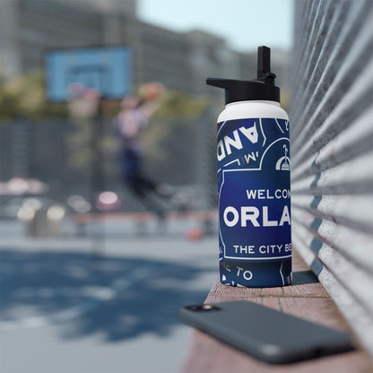 Orlando Water Bottle — "Welcome to Orlando" Stainless Steel Travel Bottle