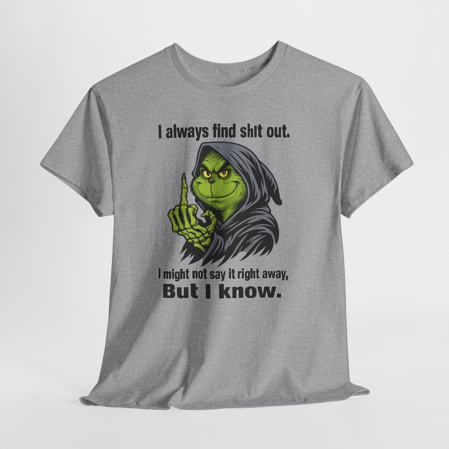 Reaper Witch Graphic Tee — "I Always Find Shit Out. I Might Not Say It Right Away, But I Know."
