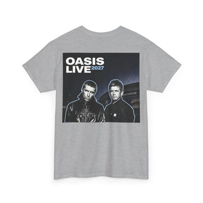 Oasis Live 2027 Band Tee — Retro Rock Concert T-Shirt