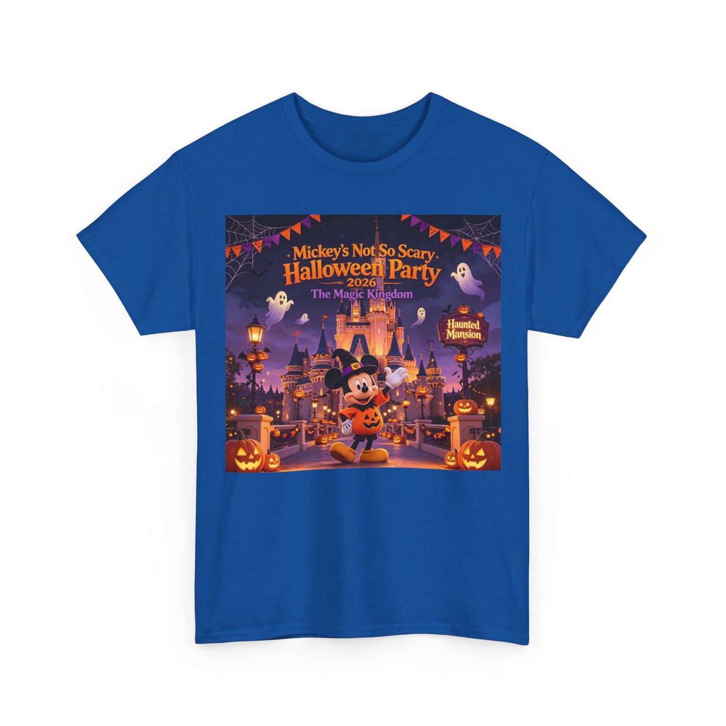 Halloween Mickey T-Shirt — "Not So Scary Halloween Party" Castle Graphic Tee