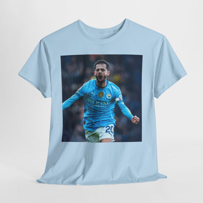 Bernardo Silva Tribute Tee – Inspirational Letter & Celebrating Goal Moment