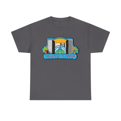 Orlando Florida Retro Skyline T-Shirt
