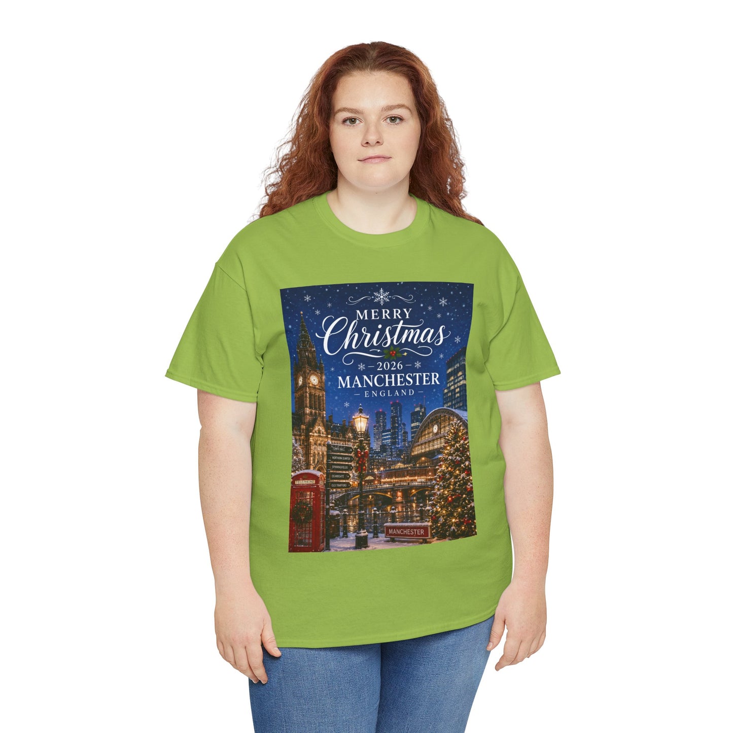 Manchester Christmas Tee — Merry Christmas 2026 Holiday T‑Shirt