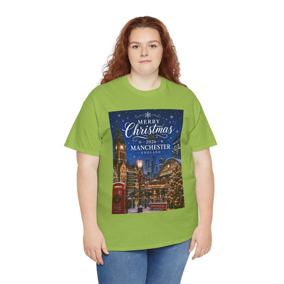 Manchester Christmas Tee — Merry Christmas 2026 Holiday T‑Shirt