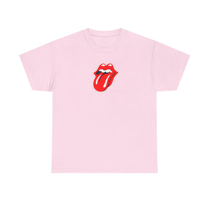 Rock Retro Red Tongue and Lips Graphic Tee