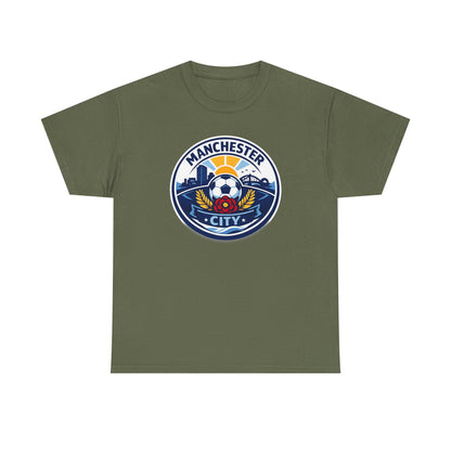 Manchester City Unofficial Soccer Logo T-Shirt — Football Fan Tee