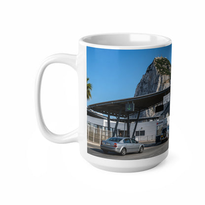 Gibraltar Rock Scenic Ceramic Mug – 11oz/15oz Travel Landmark Coffee Cup
