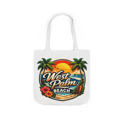West Palm Beach Vintage Sunset Tote
