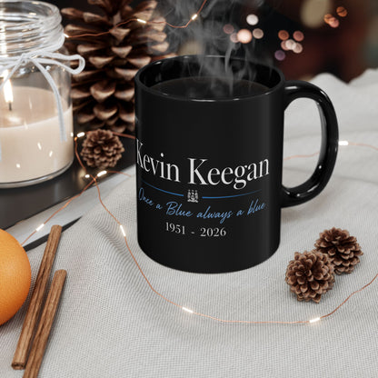Kevin Keegan Memorial Black Mug – "Once a Blue, Always a Blue" (11oz/15oz)